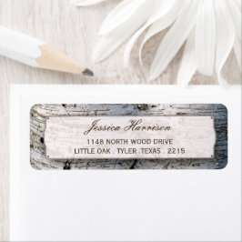 Etiqueta La colección de Bodas de árbol de birch plateado y