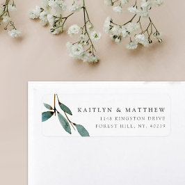 Etiqueta La colección de Bodas de los Bliss botánicos