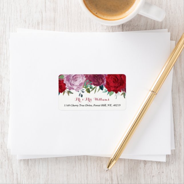 Etiqueta La colección romántica de Bodas florales (In situ)