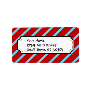 Etiqueta La diagonal roja de la turquesa verde azulada de