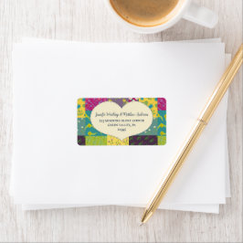 Etiqueta La dirección del corazón de Quilt Quilt Patchwork 