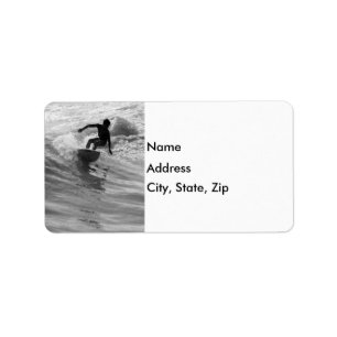 Etiqueta La Escala De Grises De Onda