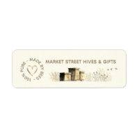 La flor de marfil de patio trasero lleva abejas de