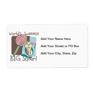 Etiqueta La hermana mayor más dulce del mundo