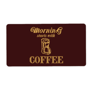 Etiqueta La mañana comienza con el café