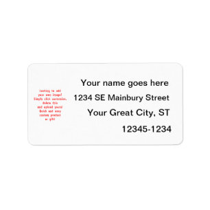 Etiqueta la mirada para añadir los propios diseña para el