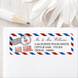 Etiqueta La moderna colección de Bodas de Airmail