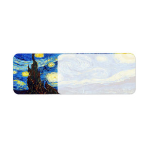 Etiqueta La noche estrellada de Vincent van Gogh 1889