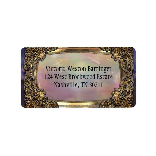 Etiqueta La Perla Elegante de Baxterly (Frente)