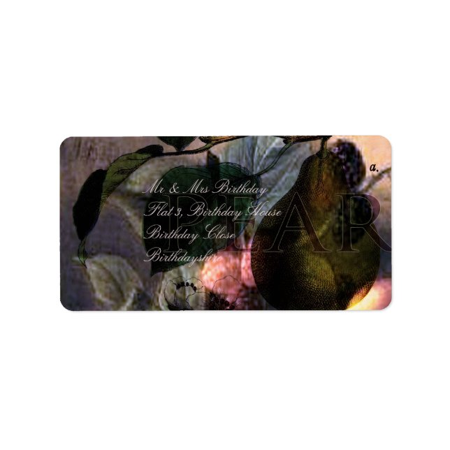 Etiqueta La Poire #2 (Frente)