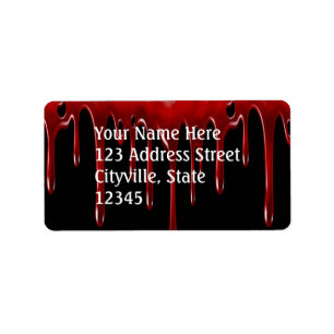 Etiqueta La sangre de Falln gotea negro