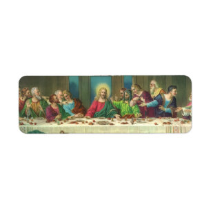 Etiqueta La Última Cena Originalmente por Leonardo da Vinci