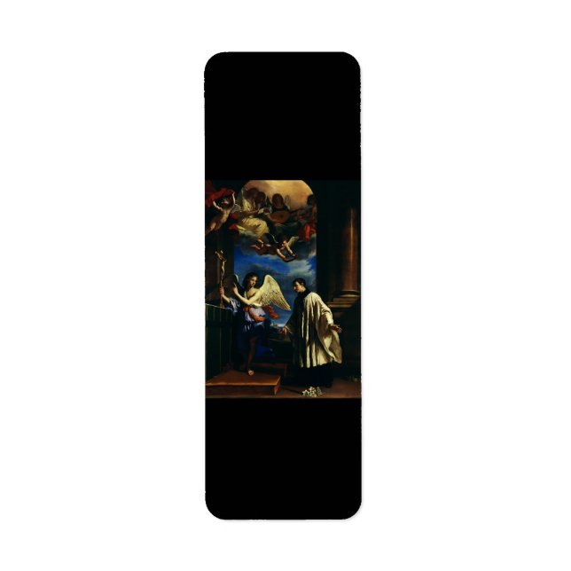 Etiqueta La vocación de San Aloysius Luigi Gonzaga (Frente)