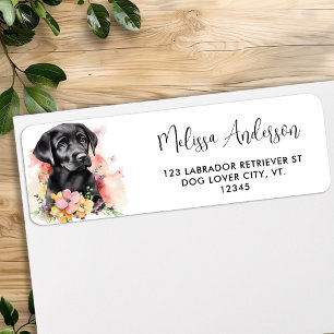 Etiqueta Labrador Recuperador Perro Cachorro Cachorro Direc