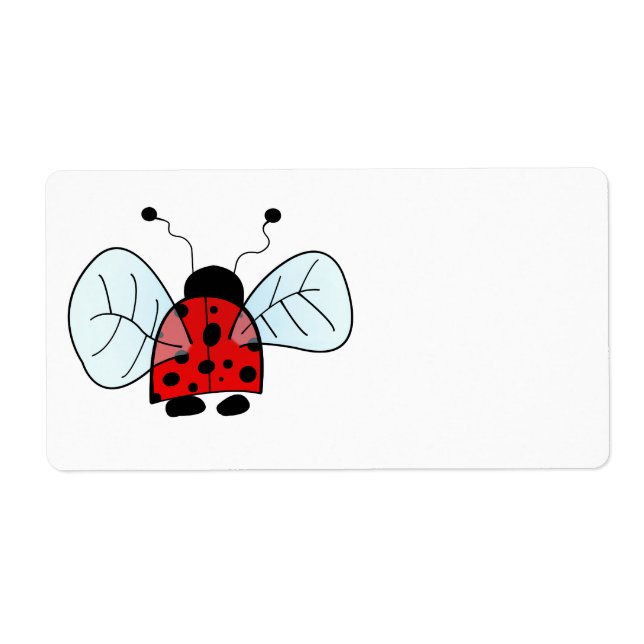 Etiqueta Lady bug (Frente)