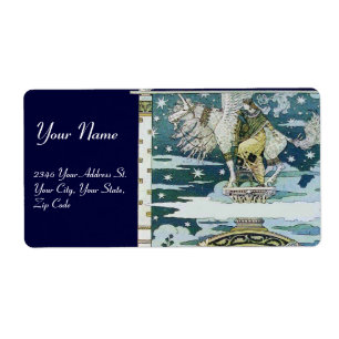 ETIQUETA LADY CON UNICORN