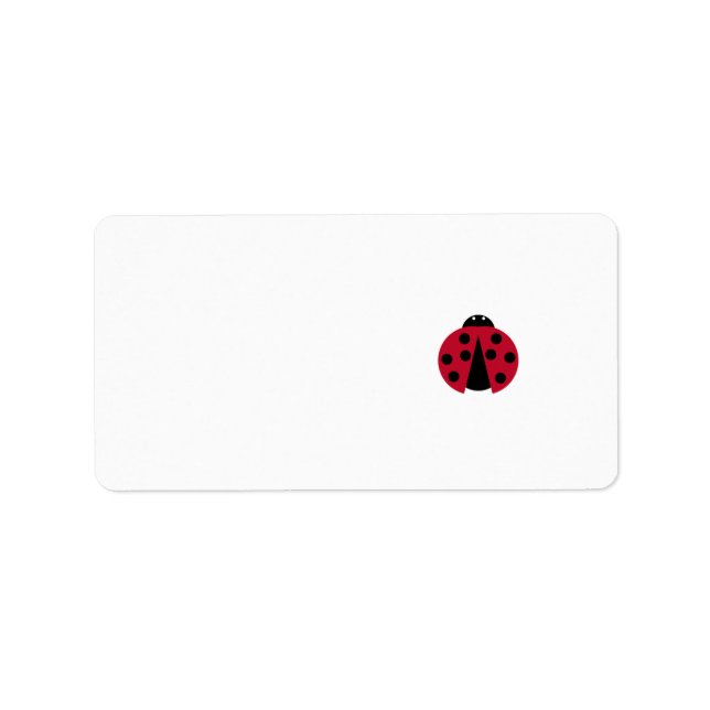 Etiqueta Ladybug (Frente)
