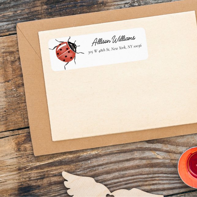 Etiqueta Ladybug Baby Shower (Subido por el creador)