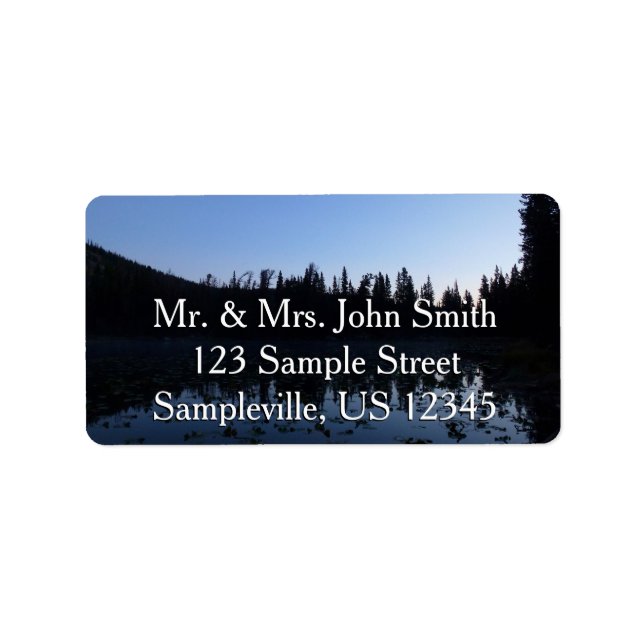 Etiqueta Lago Nymph en Dawn (Frente)