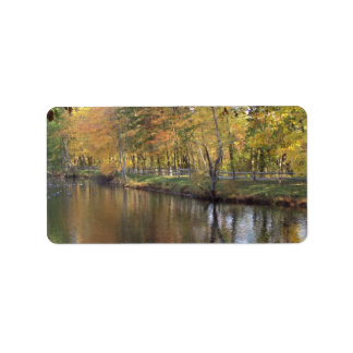 Etiqueta Lago Otoño