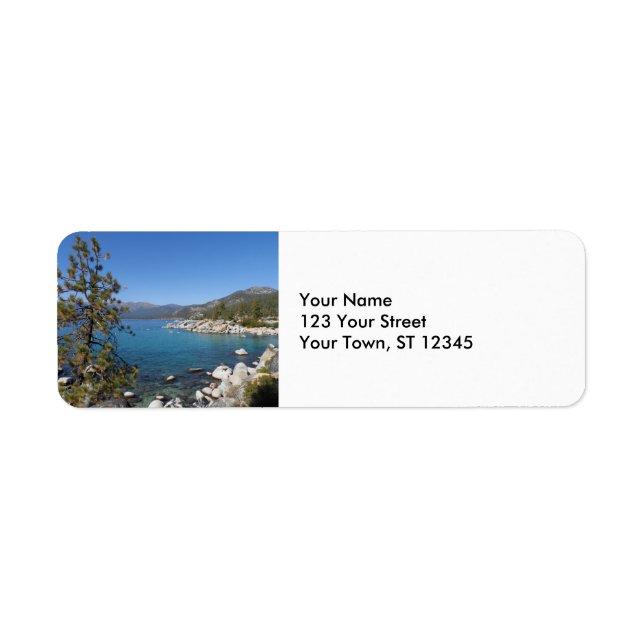 Etiqueta Lago Tahoe (Frente)