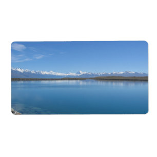 Etiqueta Lago Tekapo, Nueva Zelanda