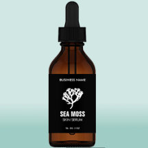 Láminas de botellas suero de Sea Moss