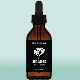 Etiqueta Láminas de botellas suero de Sea Moss