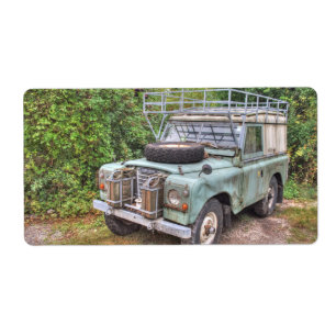 Etiqueta Land Rover Serie III 109