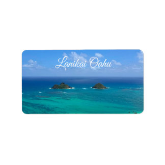 Etiqueta Lanikai Oahu 