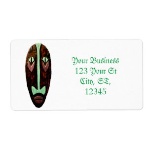 Etiqueta Larga máscara tiki Thunder_Cove