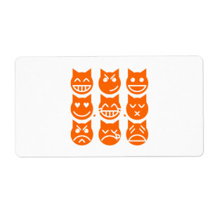 Etiqueta Las 9 vidas del gato de la Emoji