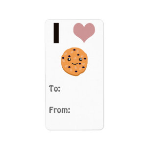 Etiqueta Las cookies de Oatharina del corazón