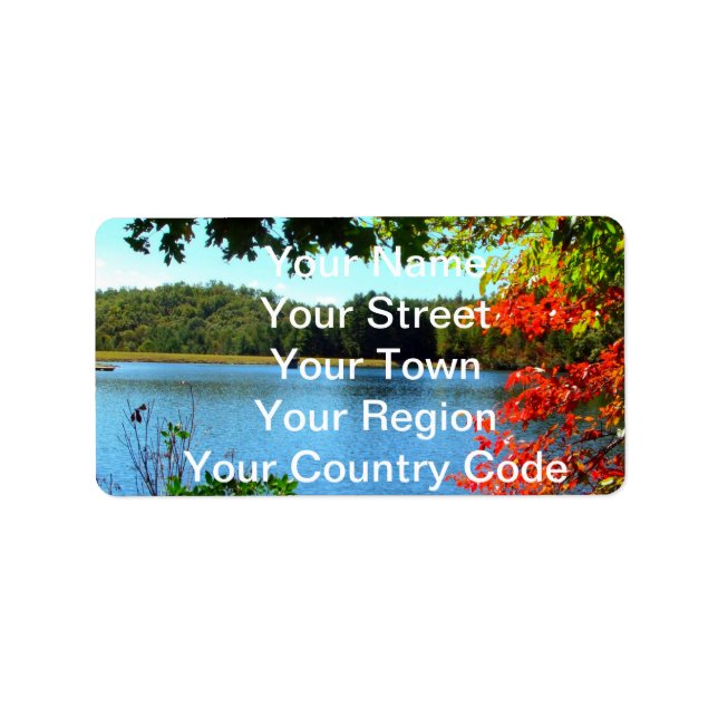 Etiqueta Las estaciones cambian naturalmente (Frente)