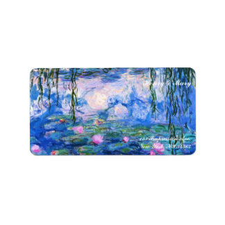 Etiqueta Las lacrimógenas de agua de Monet