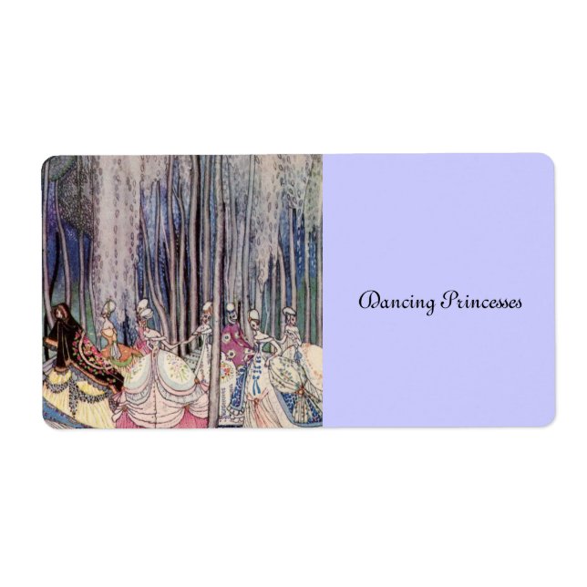 Etiqueta Las princesas bailarinas (Frente)