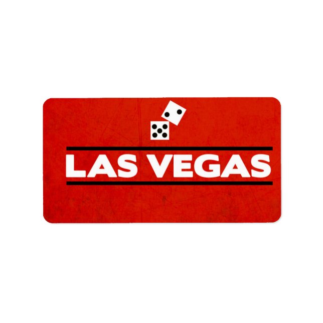 Etiqueta Las Vegas Labels (Frente)