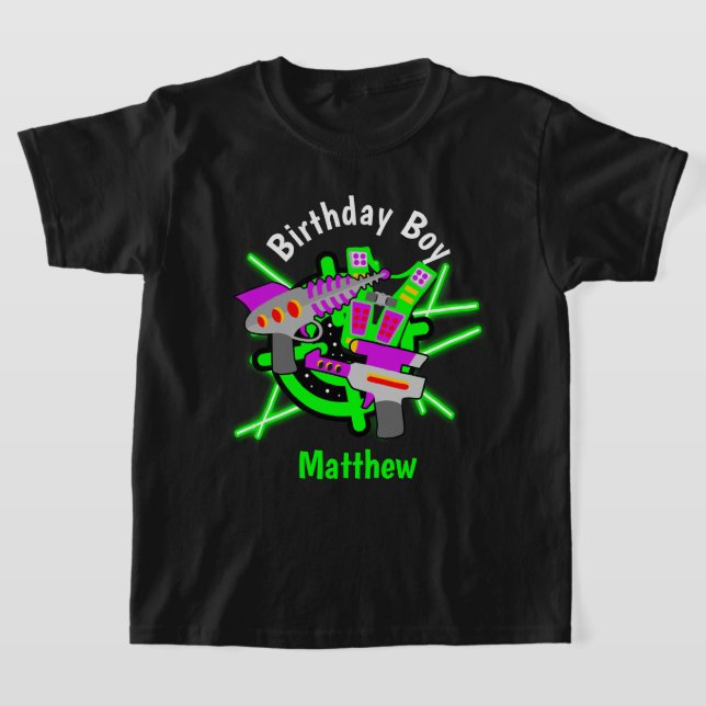 Etiqueta láser Camisa de cumpleaños (Distribución)