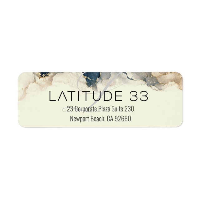 Etiqueta Latitude 33 Realty (Frente)