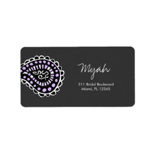 Etiqueta lavanda de 311-Myah Paisley