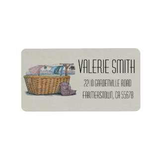 Etiqueta Lavandería En Línea De Ropa