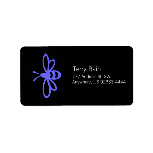 Etiqueta Lavender Bee (Frente)