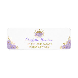 Etiqueta Lavender Crown Princess Royal Floral