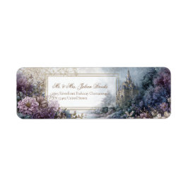Etiqueta Lavender Enchanted Forest Gilded Castle Address