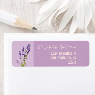 Etiqueta Lavender Love Boda