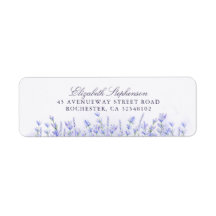 Lavenders Floral Purple Elegant