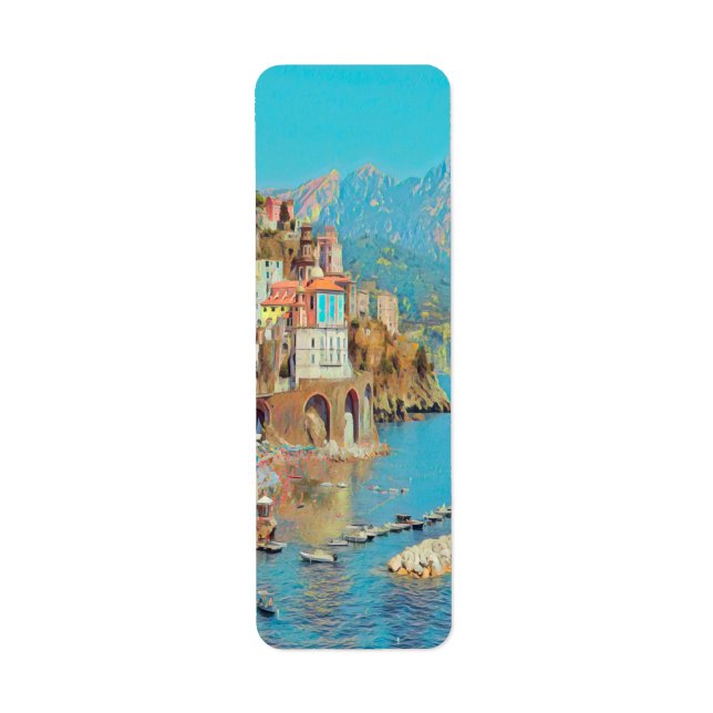 Etiqueta ldp ATRANI.- Costa Amalfitana - (Frente)