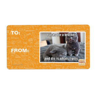 Etiqueta Le pido un hermano