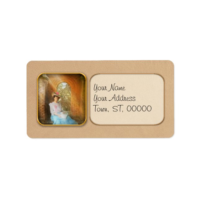 Etiqueta Leer - Mi lugar privado (Frente)