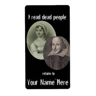 Etiqueta Leí El Libro De Personas Muertas..